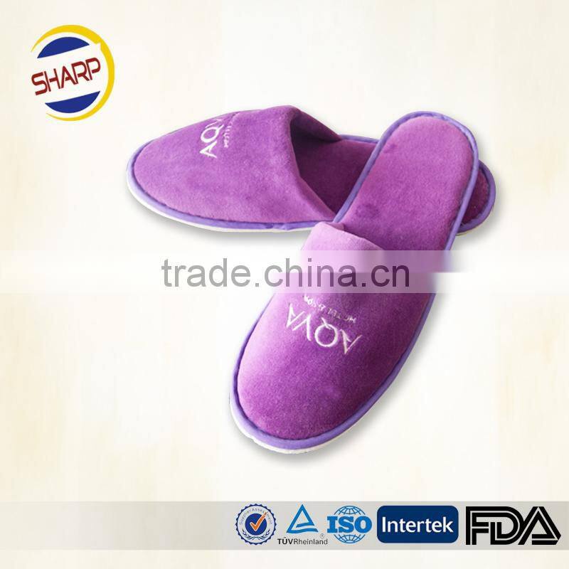 Exquisite indoor disposable hotel slippers / massaage slipper / lady slipper