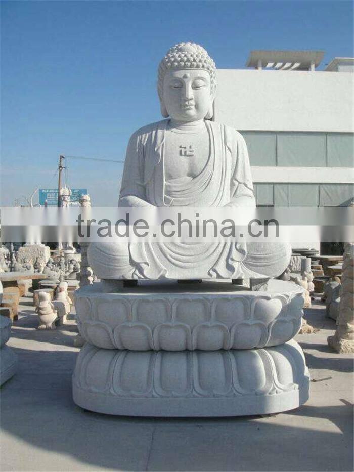 Hot Sale Hand Made Carved Stone Tibetan Buddha Statues