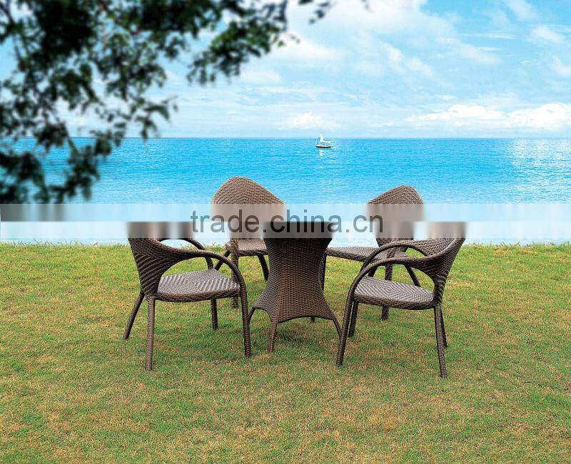 Outdoor rattan furniture set