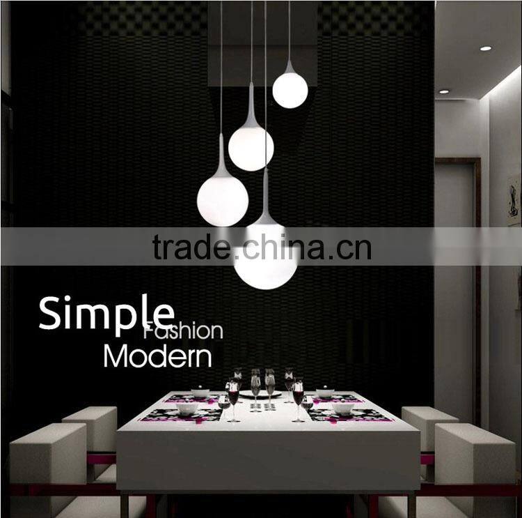 Decorative Hand Knitting Cover Glass Bedside Table Lamp with White Glass lamp Shade