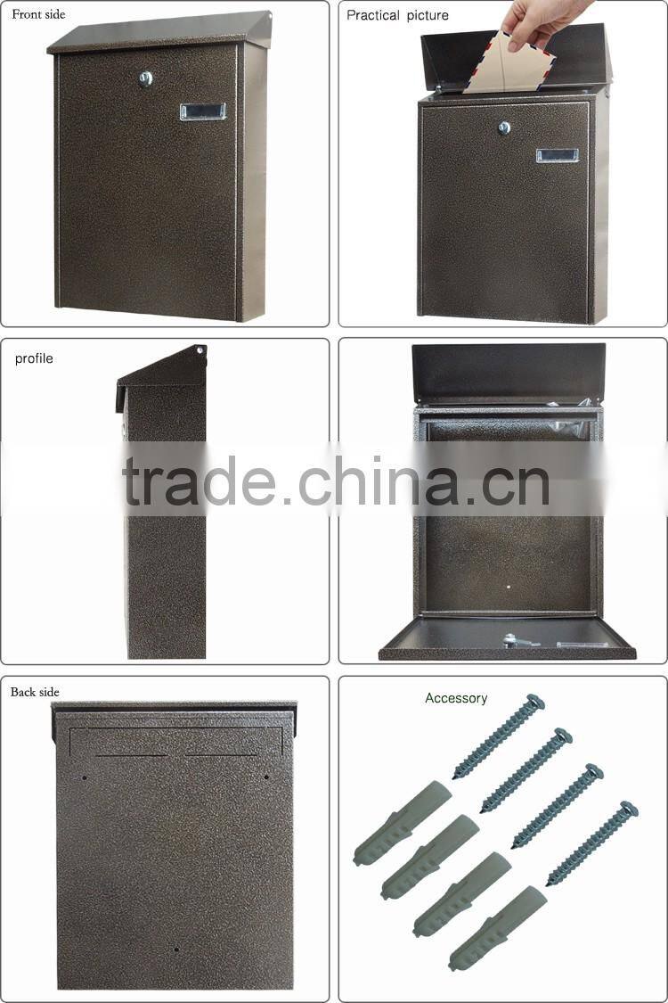 2016 YooBox Supply New Design Craft Metal Apartment Letterboxes for Magazines