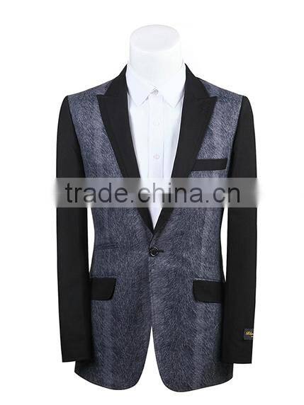 Casual style custom man suit men's slim fit blazer
