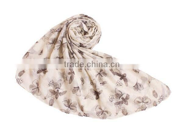 >>SW16739 fashion New butterfly printed shawl scarf/#