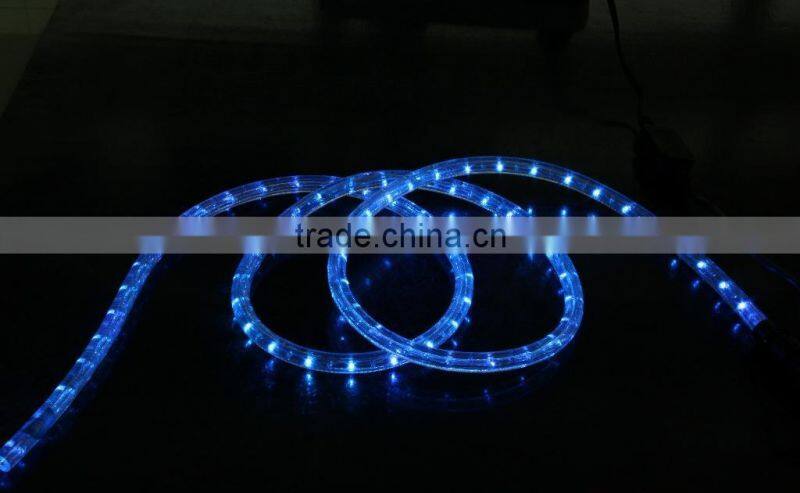 2016 Christmas decor 3-wires round copper led light swimming pool rope light