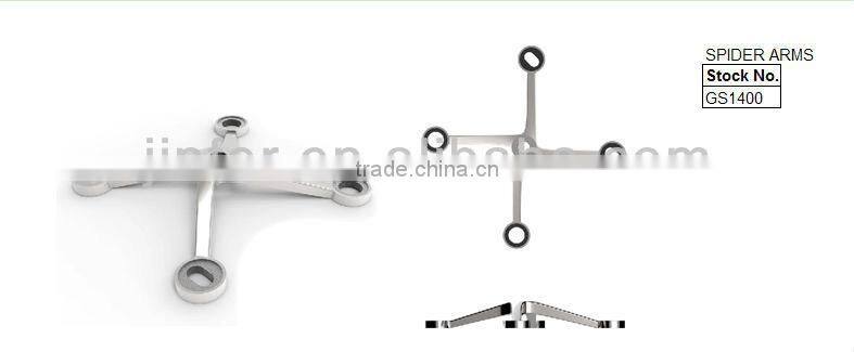 Stainless steel spiders arms