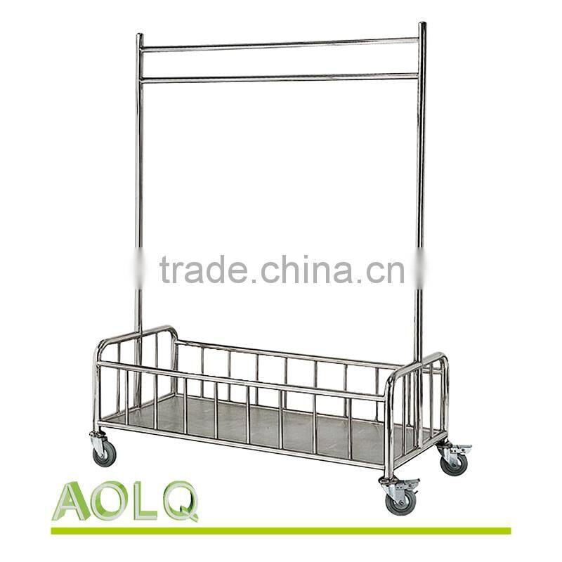 light duty folding extendable clothes hanging rack/ clothes hanger