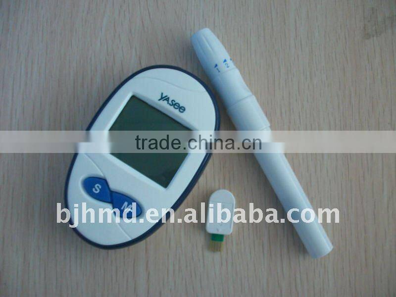 FDA approved blood glucose meter home and hospital use no code blood glucose meter Yasee