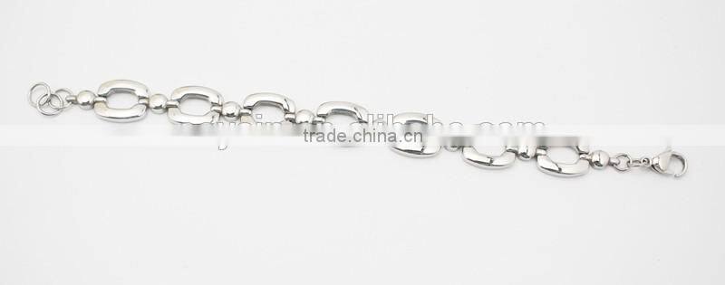 316L Stainless Steel Link Chain Bracelet and Necklace Jewelry Set