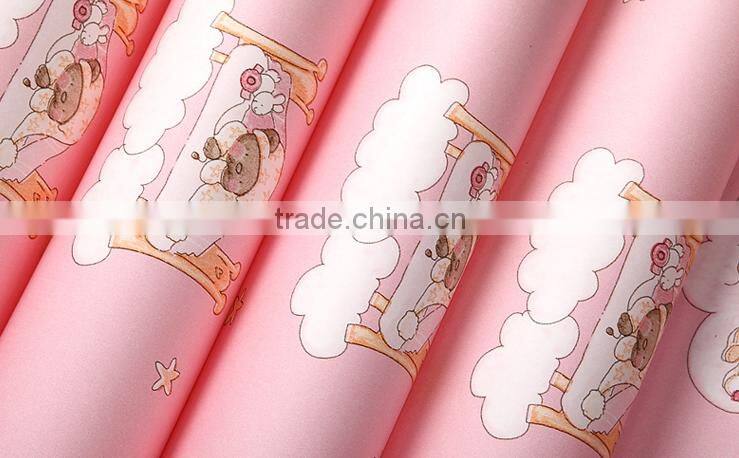 plain wallpaper/kids wallpaper wallcovering/non woven wallpaper
