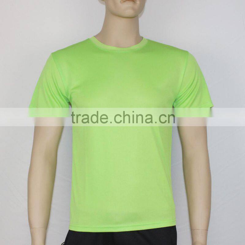 Wholesale Suppliers Chinese 100% polyester t-shirt with pocket