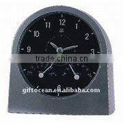 analog weather station clock with themometer & hygrometer & barometer