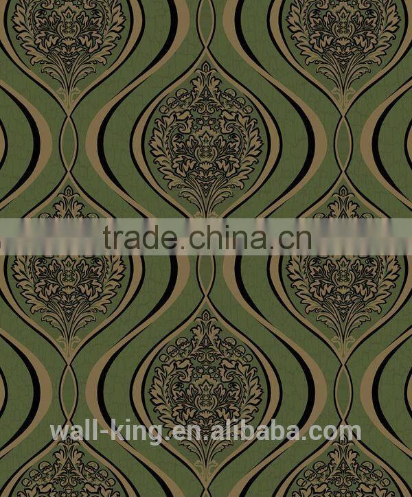 chinese royal style wallpaper green grass color