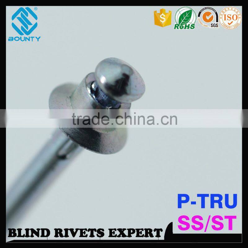HIGH QUALITY DOUBLE CSK COUNTERSUNK STEEL POP PULL THRU BLIND RIVETS FOR COMPUTER ENCLOSURES
