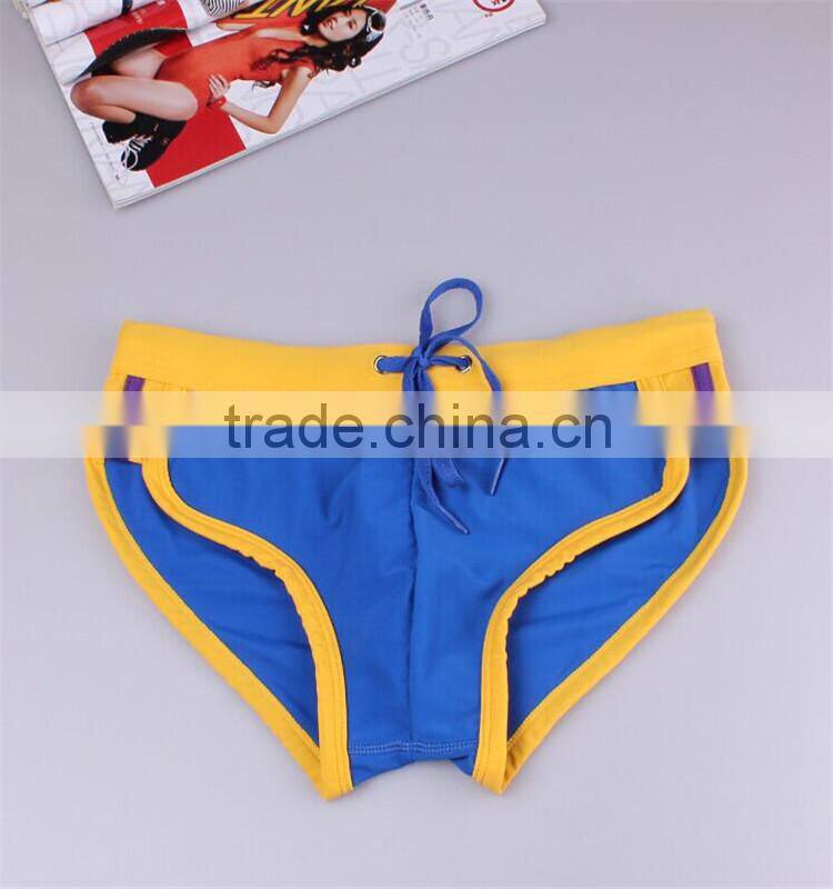 Whole sale assorted color man trunk briefs men suit men swimming trunks