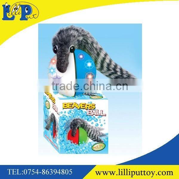 Infrared ray remote control musical rolling ball the flashing light