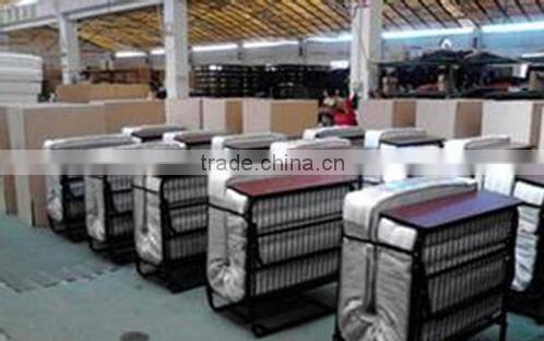 Hotel Metal Foldable Guest Room Folding Bed/Rollaway Bed