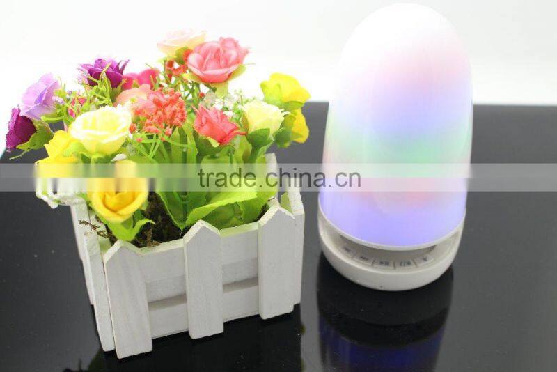 Atmosphere Lamp Speaker,LED Lamp MIC Wireless Bluetooth 4.0 Speaker Speakerphone Built -in Lithium Battery