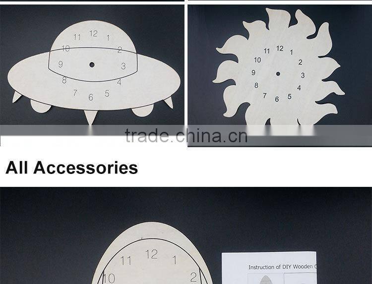 Educational and Practical Assemble Your Clock Kids DIY
