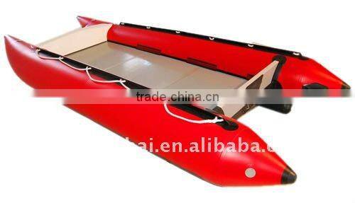 HH-P410 rigid inflatable speed catamaran boat