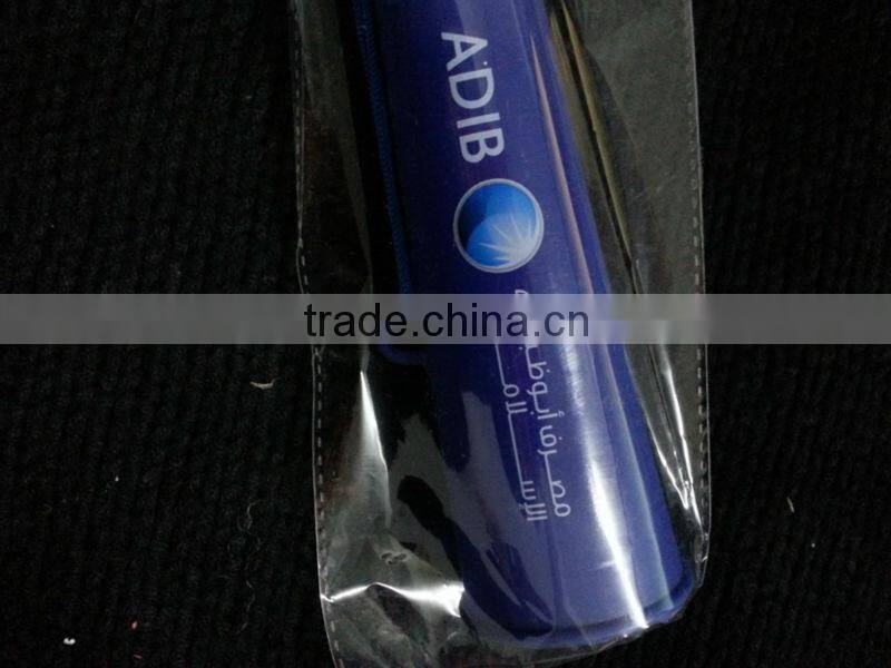 plastic blow party toy horn with national flag