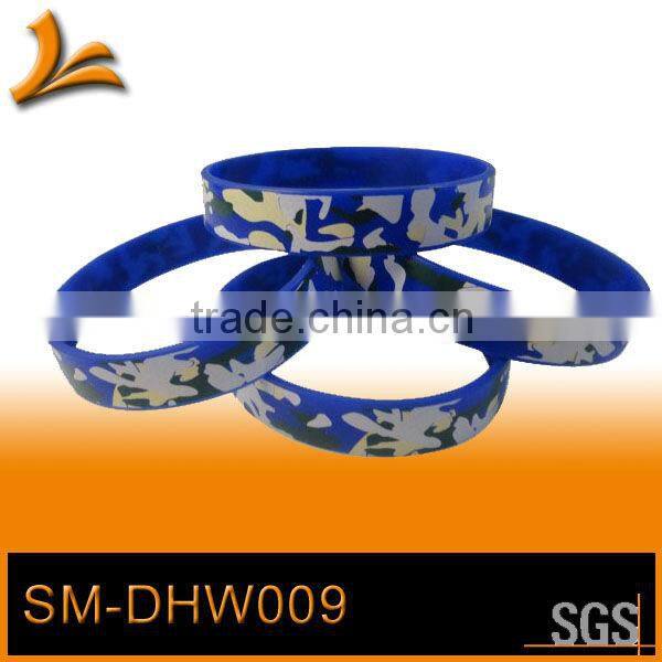 SM-DHW008 Camouflage silicone wristband