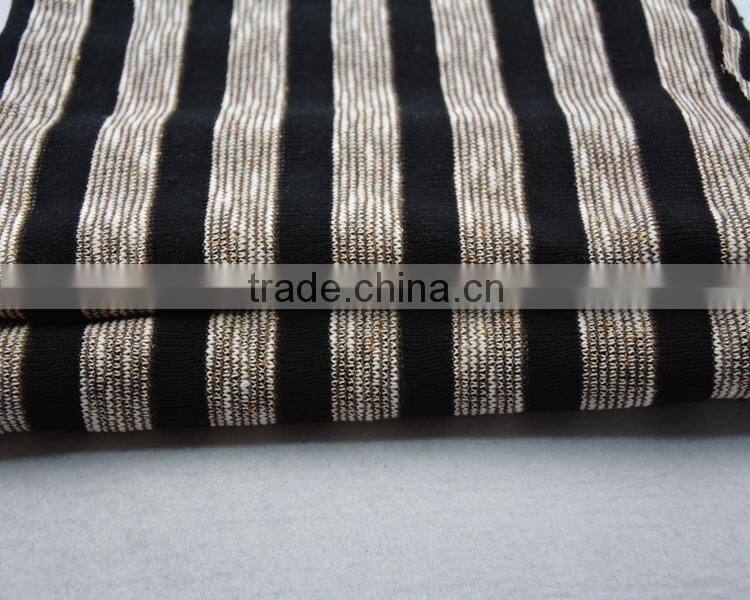 Jiufan Textile Hot Sale Hacci High QTY Yarn Dyed Knit Acrylic Rayon Poly Fabric For Sweater