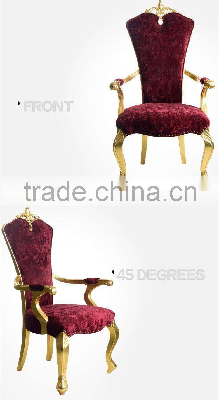2016 hot seller Solid wood Fabric Dining chair Y361