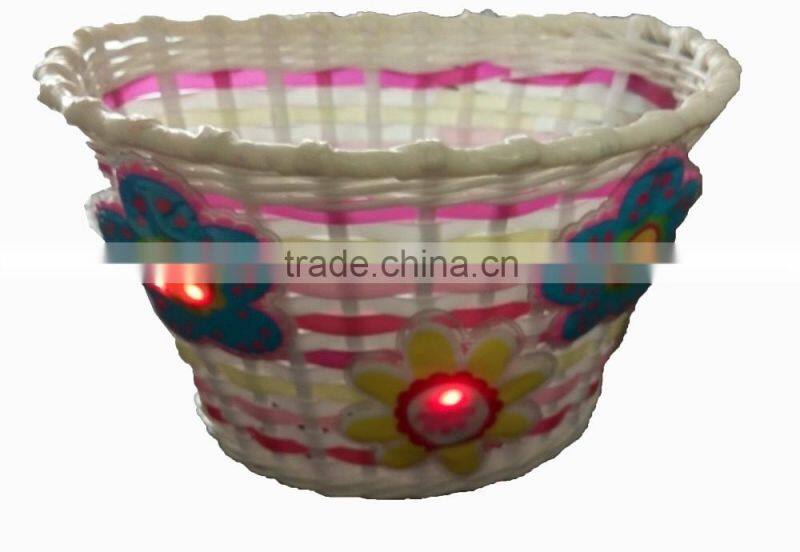 bicycle basket bracket/child front bicycle basket/PP PVC bike baskets