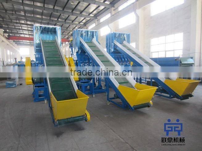 Waste pp pe plastic film crusher / plastic bottle crusher machine prices