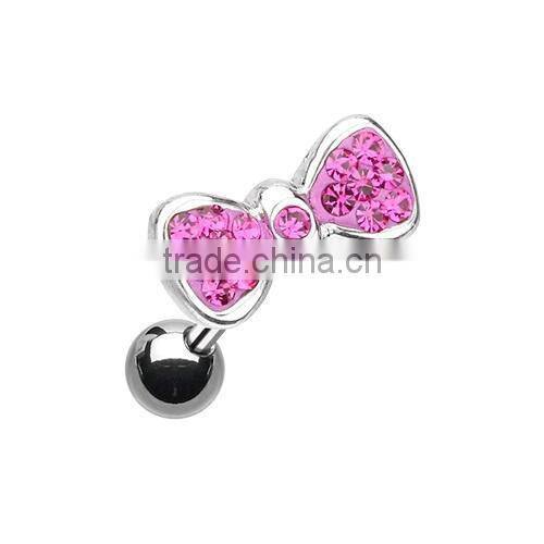 Tie Tragus Cartilage Stainless Steel Body Jewelry