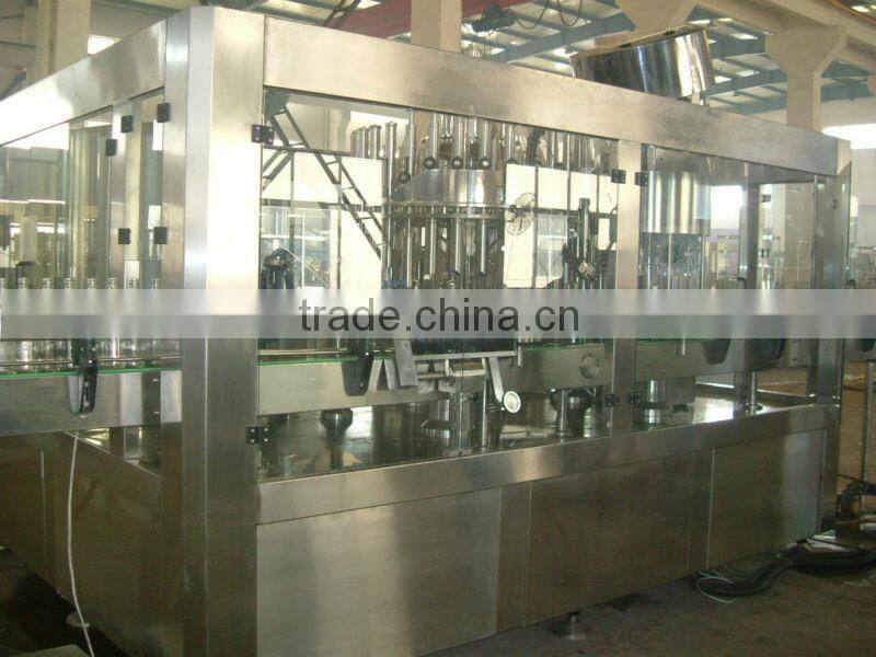 Juice bottle filling