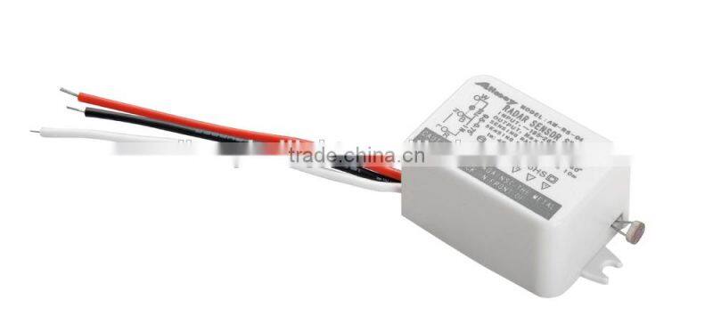 Mini Microwave motion sensor switch 35W auto sensor on off daylight control