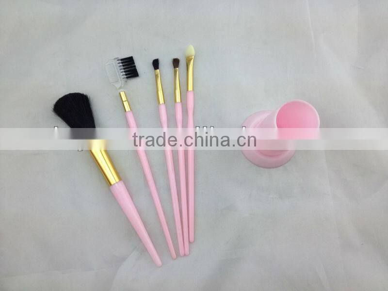 custom promotional plastic handle makeup brush