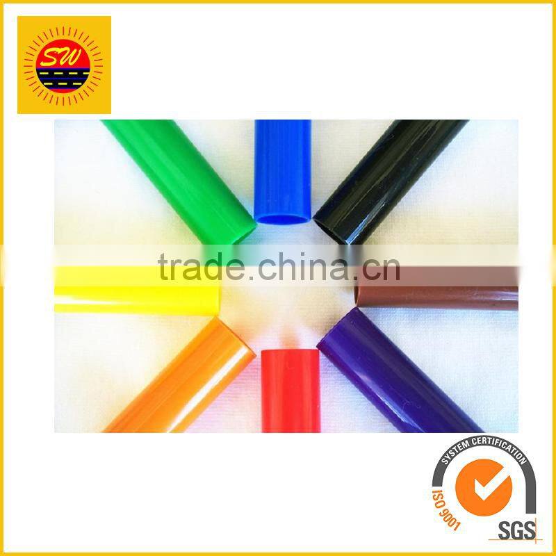 2" hollow pvc abs pp plastic colored tube