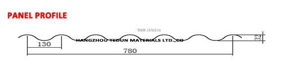 prepainted galvanized steel sheet / corrugated prepainted galvanized steel sheet