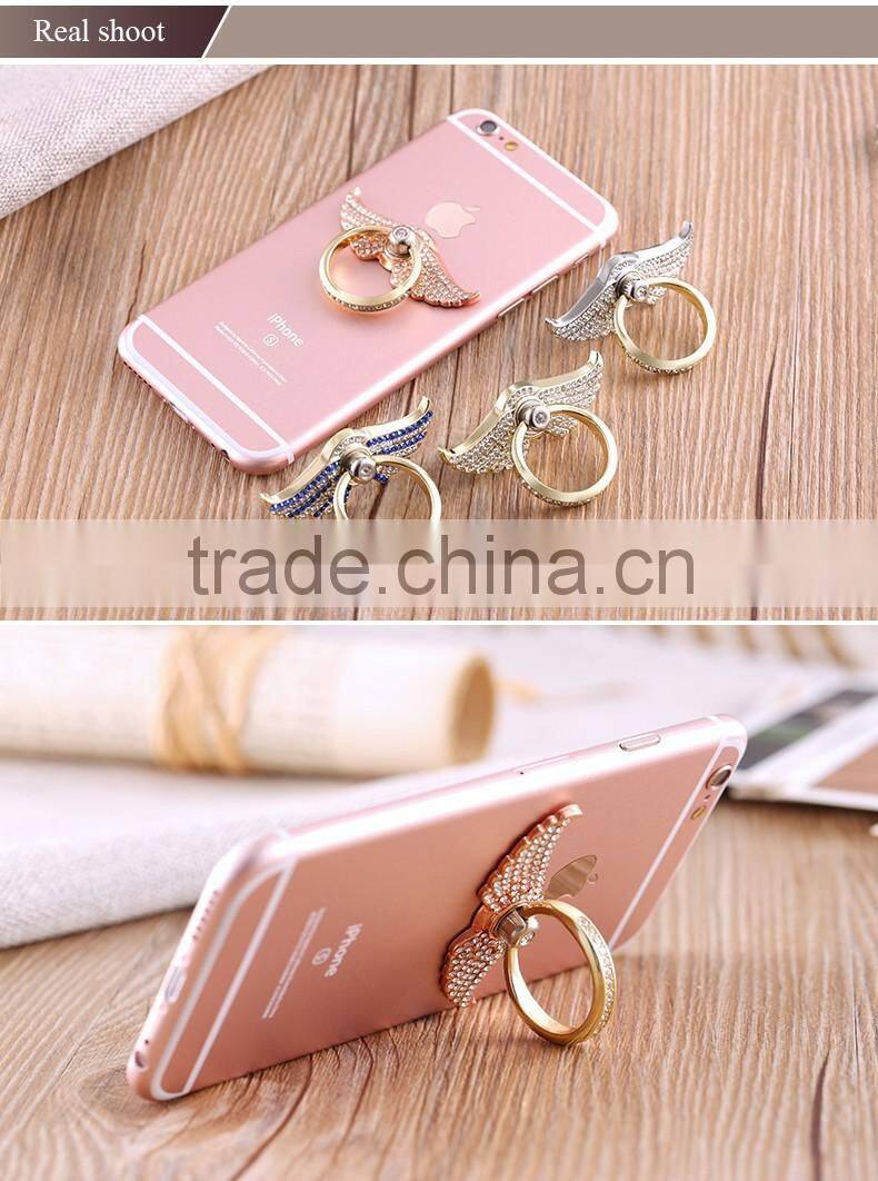 Fashion 360 Degree Metal Finger Ring Mobile Phone Smartphone Stand Holder For iPhone Samsung Smart Phone GPS MP3 Car Mount Stand