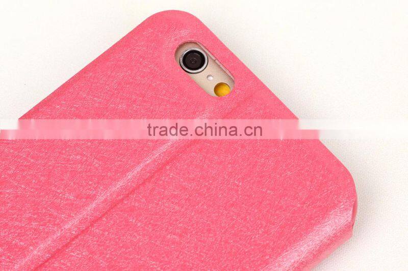 High Quality Flip PU Wallet Leather Case With Double Window For iPhone 5 5s