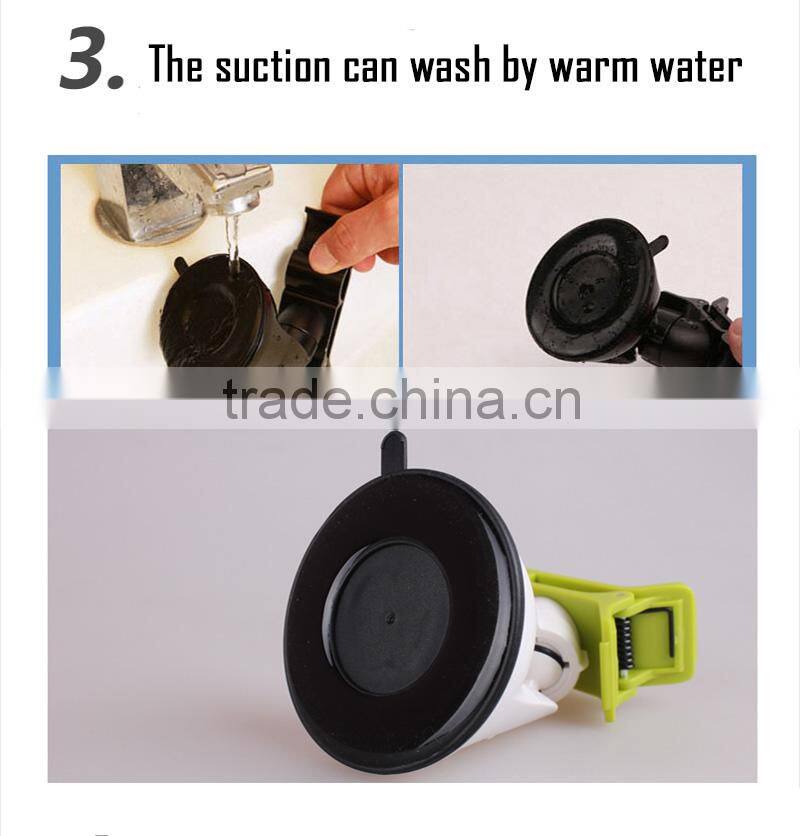 Universal Use Windshield One Hand Mobile Phone Car Holder with Window Suction Mount