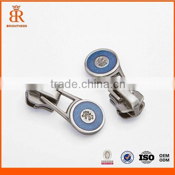 Painted technics zipper sliders nickel-free feature zipper pull