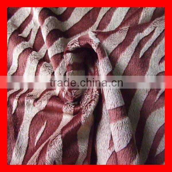 Super Soft Embossed Short Pile Fleece Fabric