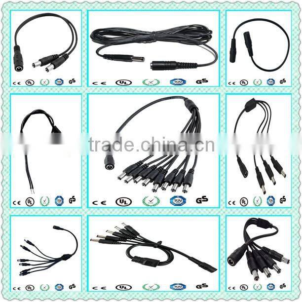 1M Male female 5.5 2.1mm barrel plug DC cable