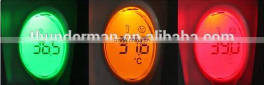 LCD screen infrared ear forehead thermometer with 4 in 1 function for measuring ear,forehead,room temperature
