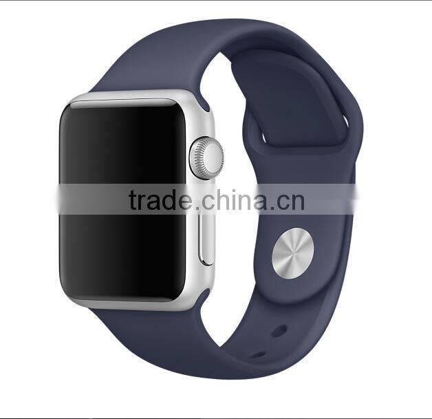 oem welcome colorful silicone band for apple watch