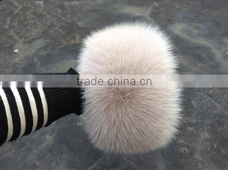 Winter Oversleeve For Jacket And Coat Luxurious Fox Fur Real Fur Cuff