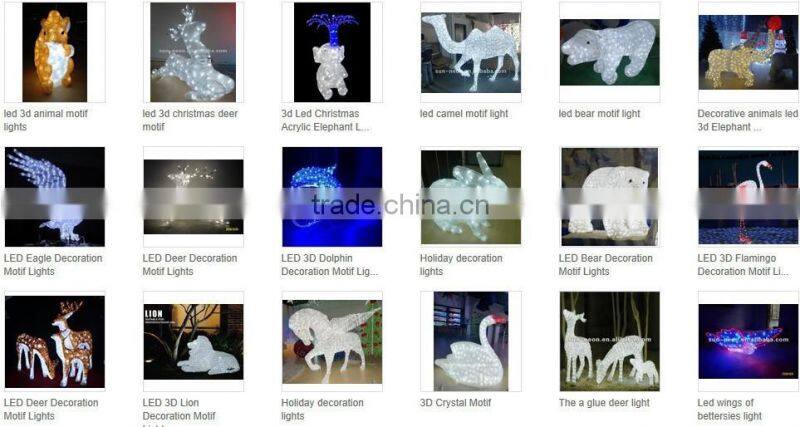 light up snowflake 3 layers led Christmas decorative light wedding decoration lights