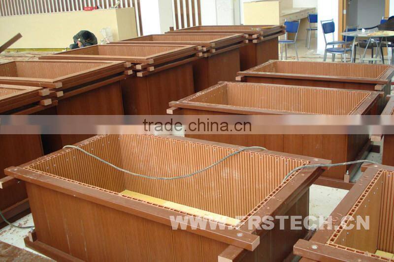 Alibaba China Wood Plastic WPC Plant Pot Wholesale