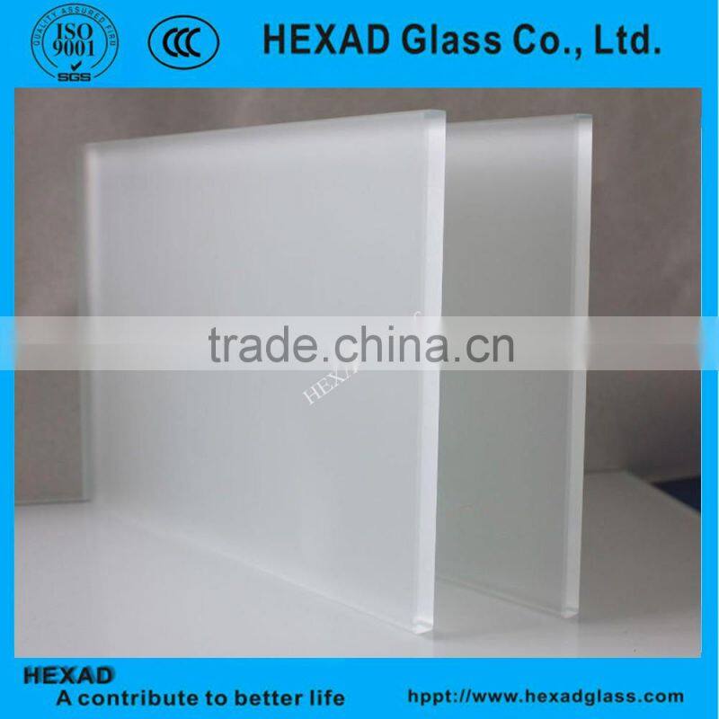 3 mm Blue Acid Etched Glass