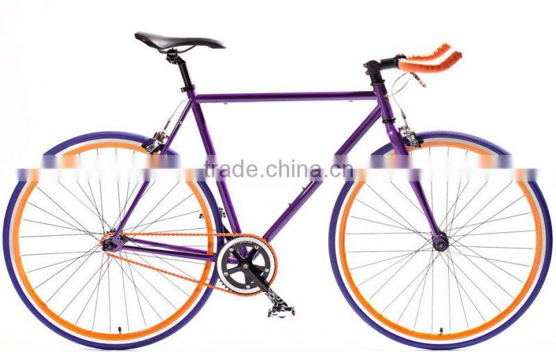 High Quality 700C fixed gear bicycle China fixie gear bike factory