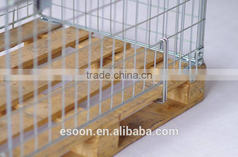 Heavy Duty pallet wire storage metal cage