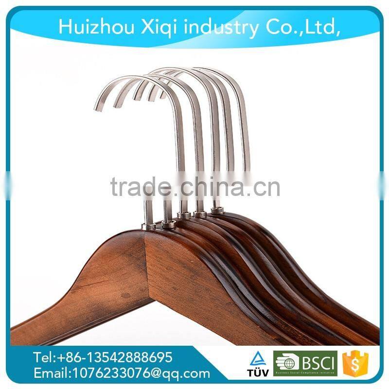 customized new design natural wood laundry hanger